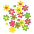 ozdoba filcowa kwiatki wiosenny mix 3 cm 15 szt