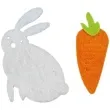 ozdoba filcowa zajace i marchewki titanum 18 szt