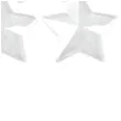 ozdoby choinkowe gwiazdki akrylowe aliga 10 cm 5 szt