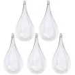 ozdoby choinkowe kropelki akrylowe aliga 12 cm 5 szt