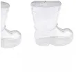 ozdoby choinkowe mikolajowe buty akrylowe aliga 10 cm 5 szt