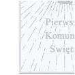 pamiatka ihs pierwsza komunia swieta kielich szara paw 15 4 x 15 4 cm