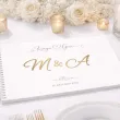 pamiatka slubu ksiega gosci weselnych album pamiatkowy inicjaly personalizacja