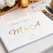 pamiatka slubu ksiega gosci weselnych album pamiatkowy inicjaly personalizacja