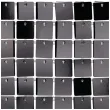 panel dekoracyjny cekinowy czarny partydeco 30 x 30 cm