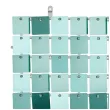 panel dekoracyjny cekinowy turkusowy partydeco 30 x 30 cm