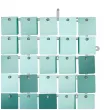 panel dekoracyjny cekinowy turkusowy partydeco 30 x 30 cm