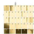 panel dekoracyjny cekinowy zloty partydeco 30 x 30 cm