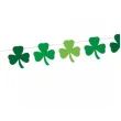 papierowa dekoracja baner koniczynki zielone sw patryk do pubu lub baru 2 5m
