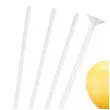 papierowe patyczki do balonow dekoracja na urodziny wesele walentynki sylwestra biale 100 szt