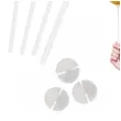 papierowe patyczki do balonow dekoracja na urodziny wesele walentynki sylwestra biale 100 szt