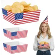 papierowe pudelka na chipsy i przekaski panstwa swiata usa flaga na mecz dzien jezykow x4