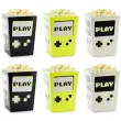 papierowe pudelka na popcorn do kina na urodziny gracza retro konsola gaming 6 szt