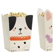 papierowe pudelka na popcorn do kina na urodziny pieski 8 7 x 14 3 cm 6 szt
