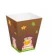 papierowe pudelka na popcorn dzien jeza jesien do szkoly przedszkola 4 szt