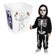 papierowe pudelka na popcorn na halloween wesole kosciotrupy 4 szt