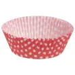 papilotki na muffinki biale kropki czerwony demmler 60 szt