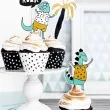 papilotki na muffinki dinozaury partydeco 6 szt