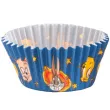 papilotki na muffinki looney tunes dekora niebieskie 50 szt