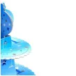 patera papierowa 1 urodziny little star niebieska jix
