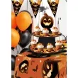 patera papierowa dynie i czarownica halloween guirca 40 cm