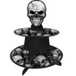 patera papierowa straszna czaszka dwupoziomowa guirca 40 cm