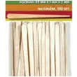 patyczki drewniane plaskie bezbarwne aliga 88 mm 100 szt
