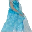 pelerynka dla dzieci ksiezniczka lodu blekitny godan rozm 110 120