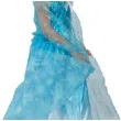pelerynka dla dzieci ksiezniczka lodu blekitny godan rozm 120 130
