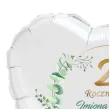 personalizowany balon z imionami na dowolna rocznice slubu nadruk na balonie na rocznice na prezent