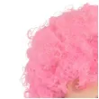 peruka na karnawal afro dlugie rozowe neonowe krecone wlosy retro klauninka gwiazda muzyki