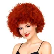 peruka na karnawal afro dlugie rude krecone wlosy retro klauninka gwiazda muzyki