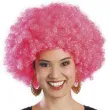 peruka party afro lata 70 rozowa boland