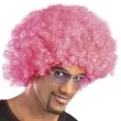 peruka party afro lata 70 rozowa boland