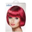 peruka party bob z grzywka rubinowo czerwony boland