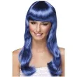 peruka party chique niebieska boland