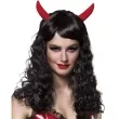 peruka party czarna diablica z rogami boland