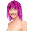peruka party foliowa pink rozowy godan