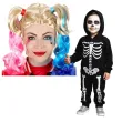 peruka party harley quinn rozowo blekitna widmann