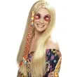 peruka party hipis koraliki blond smiffys
