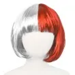 peruka party kibic bob bialo czerwona arpex