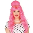 peruka party lisa z kokardka rozowy guirca