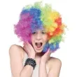 peruka party teczowe afro kolorowa godan