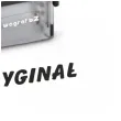 pieczatka z napisem oryginal bold czarna 38 x 14 mm