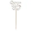 pik ozdobny 20 rocznica slubu bialy 24 cm