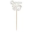 pik ozdobny 30 rocznica slubu bialy 24 cm