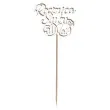 pik ozdobny 50 rocznica slubu bialy 24 cm