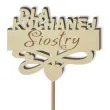 pik ozdobny dla kochanej siostry drewno 23 cm