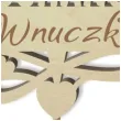 pik ozdobny dla kochanej wnuczki drewno 23 cm