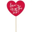 pik ozdobny serce love is in the air czerwony godan 30 cm